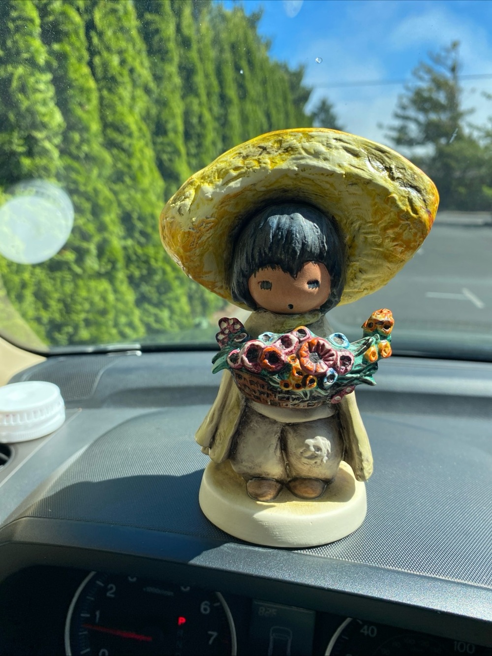 Goebel Ted DeGrazia Flower Boy Figurine